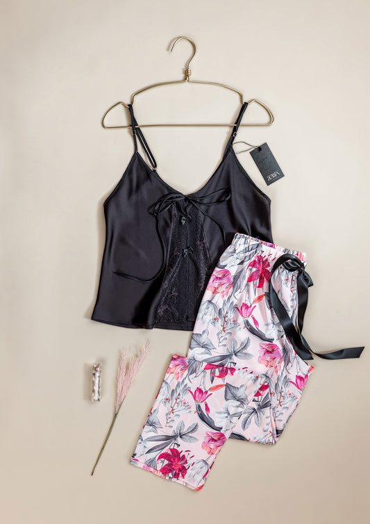 Satin pajama 2 pcs 3463-25