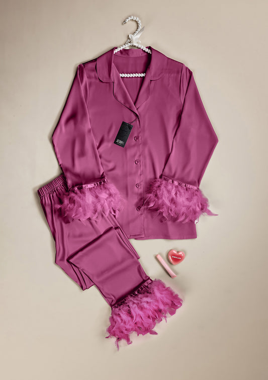Satin pajama 2 pcs 3475-25