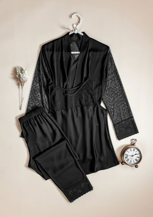 Pajama 3 Pcs Satin 3478-25