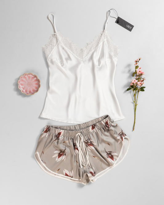 Satin Pajama Short 2 pcs-26