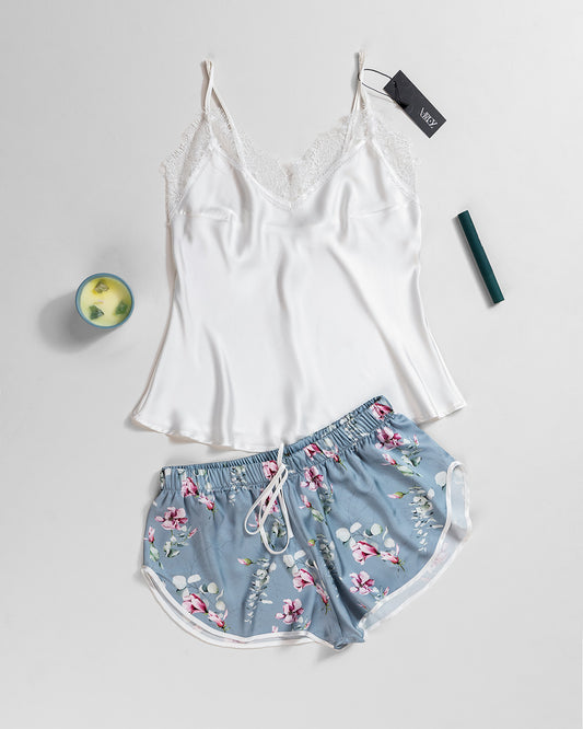 Satin Pajama Short 2 pcs-26