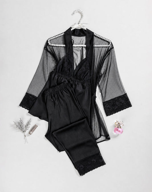 Satin Pajama 3 pcs-26