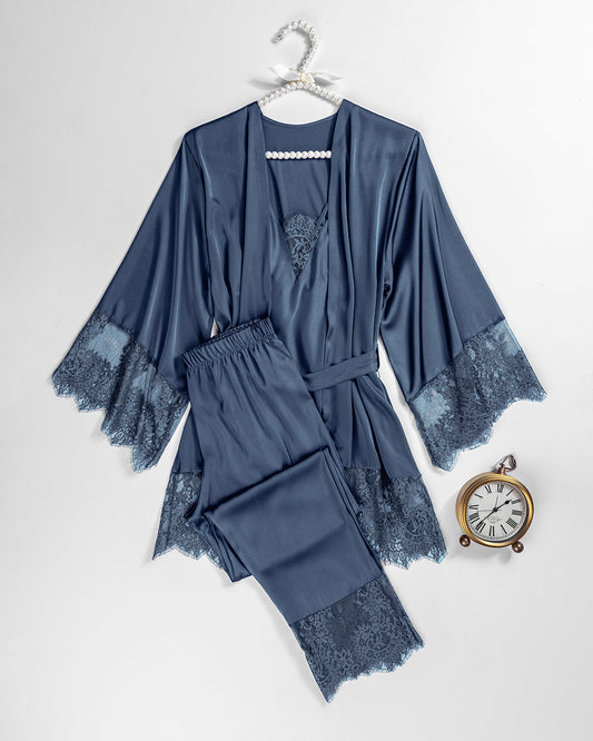 Satin Pajama 3 pcs-26