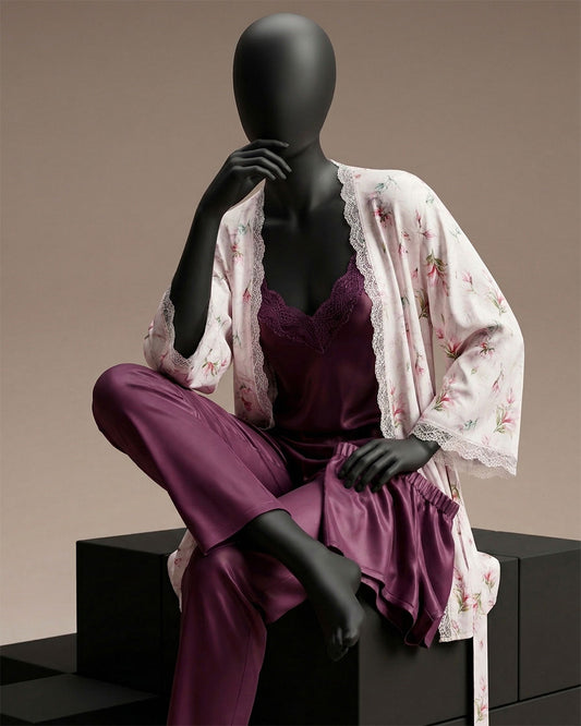 Satin Pajama 4 pcs-26