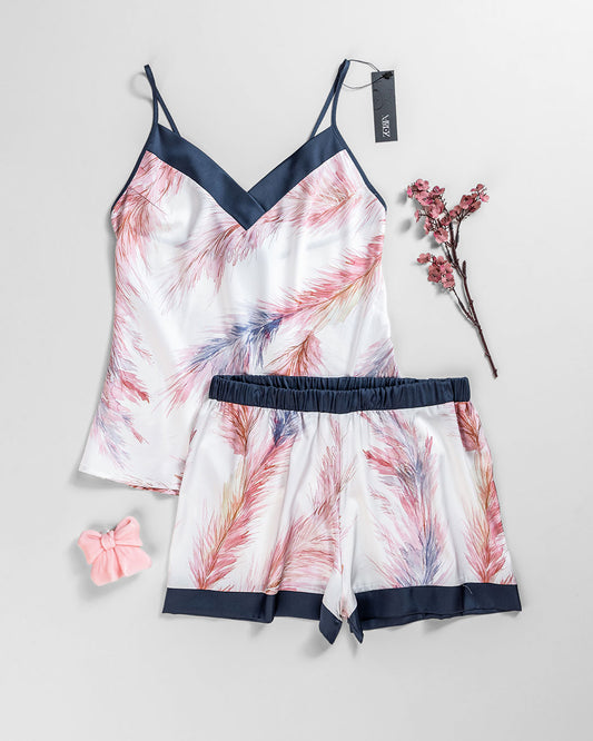 Satin Pajama Short 2 pcs-26