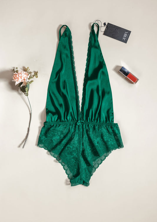 Lace Teddy Lingerie – Padded Cups