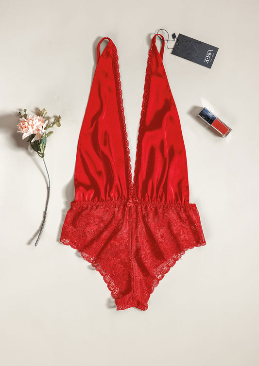 Lace Teddy Lingerie – Padded Cups