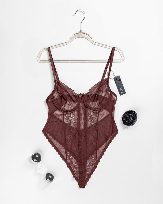 Satin Teddy Lingerie