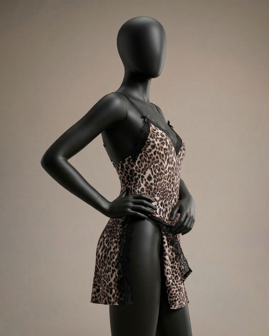 Tiger Satin Nightdress -26