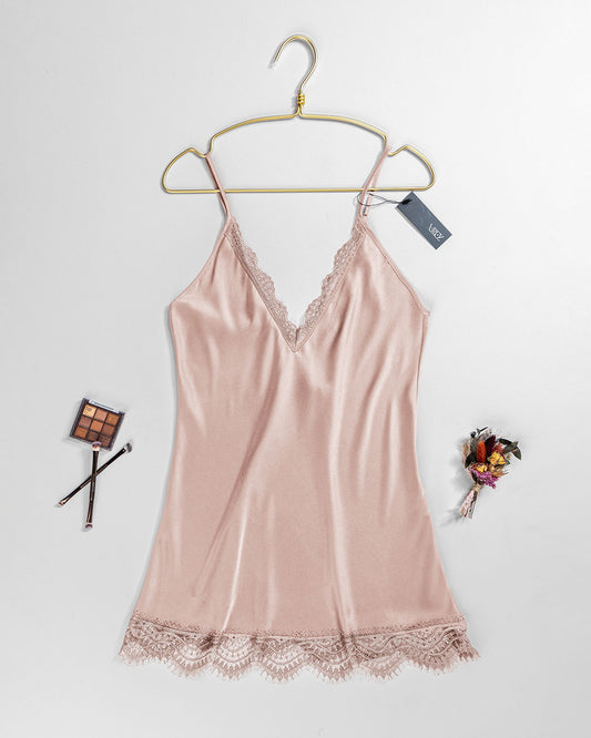 Satin & Lace Babydoll Lingerie