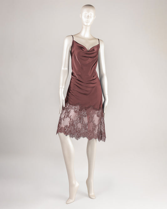 Satin & Lace Gown