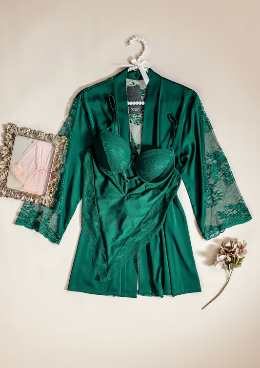 Sexy Teddy Robe Set 6117-25