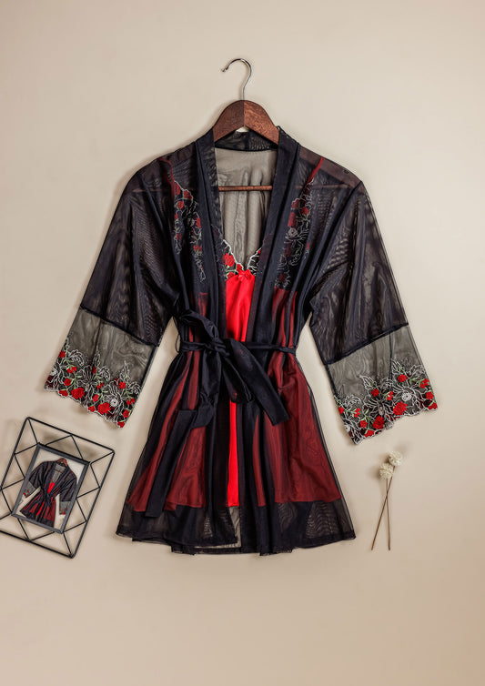 Sexy robe set 6142-25