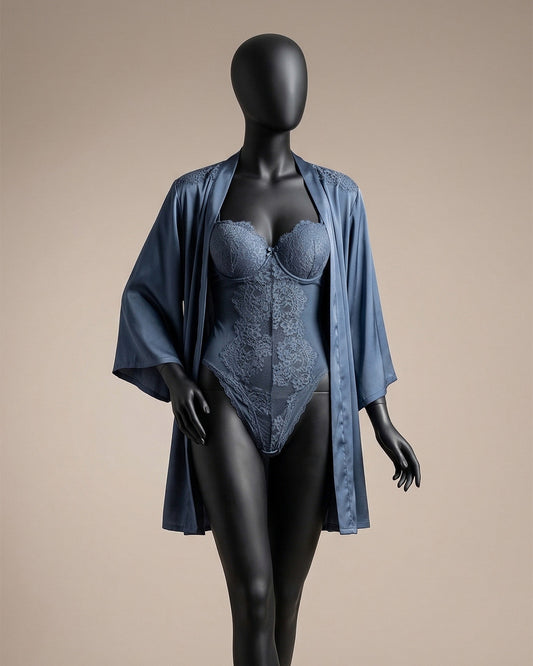 Satin Robe Set -26