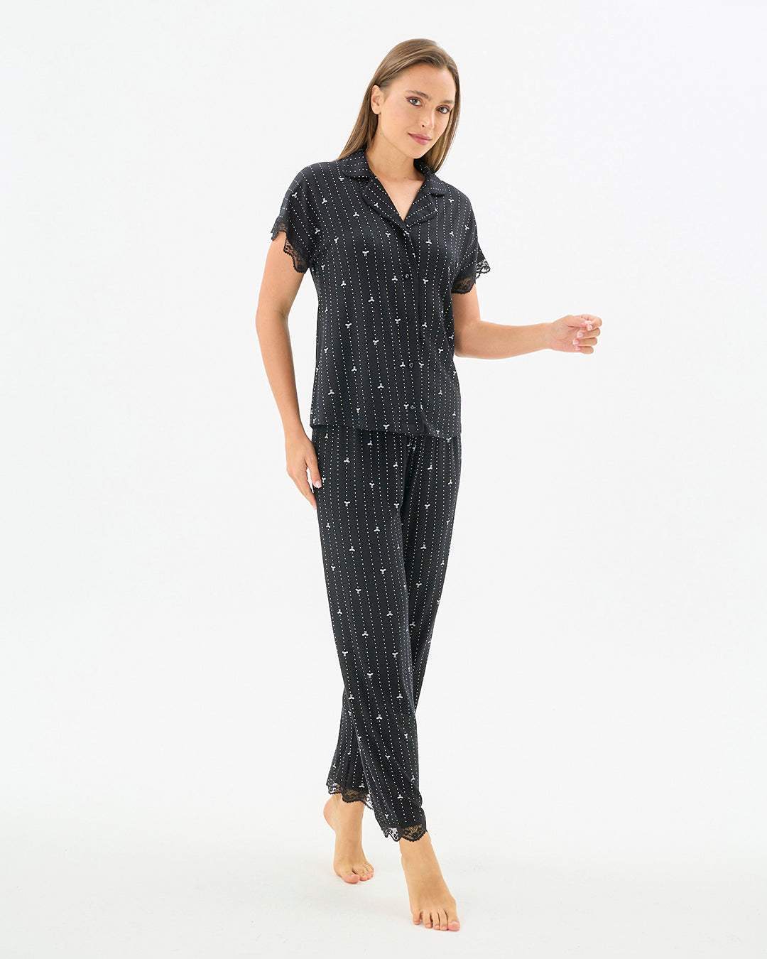 Pants Pajama Set | 17468-B/S | Zorita Lingerie | Summer Pajamas 2026 | بيجامات الصيف | طقم بيجامة سروال | ملابس نوم Pants Pajama Set | 17468-B/S | Zorita Lingerie | Summer Pajamas 2026 | بيجامات الصيف | طقم بيجامة سروال | ملابس نوم