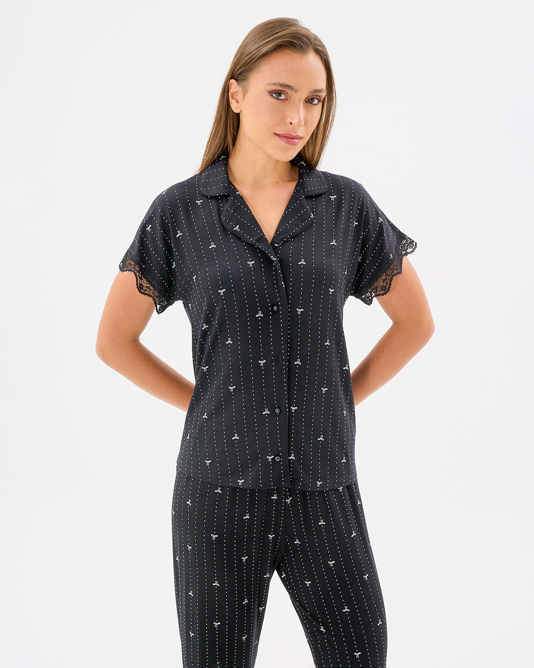 Pants Pajama Set | 17468-B/S | Zorita Lingerie | Summer Pajamas 2026 | بيجامات الصيف | طقم بيجامة سروال | ملابس نوم Pants Pajama Set | 17468-B/S | Zorita Lingerie | Summer Pajamas 2026 | بيجامات الصيف | طقم بيجامة سروال | ملابس نوم