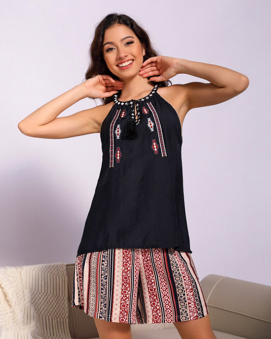 Pajama Short Set
