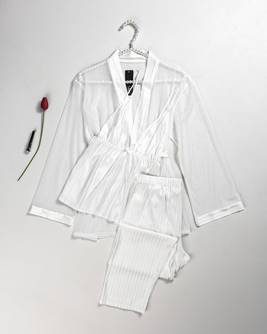 Satin Pajama 3 pcs-26