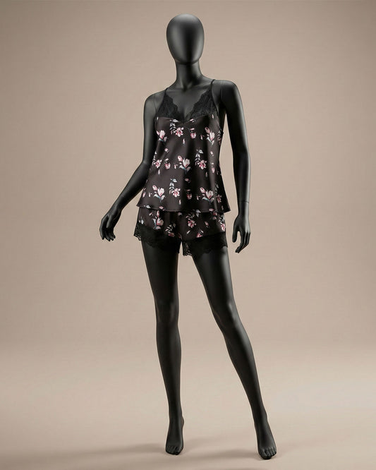 Satin Pajama Short 2 pcs-26