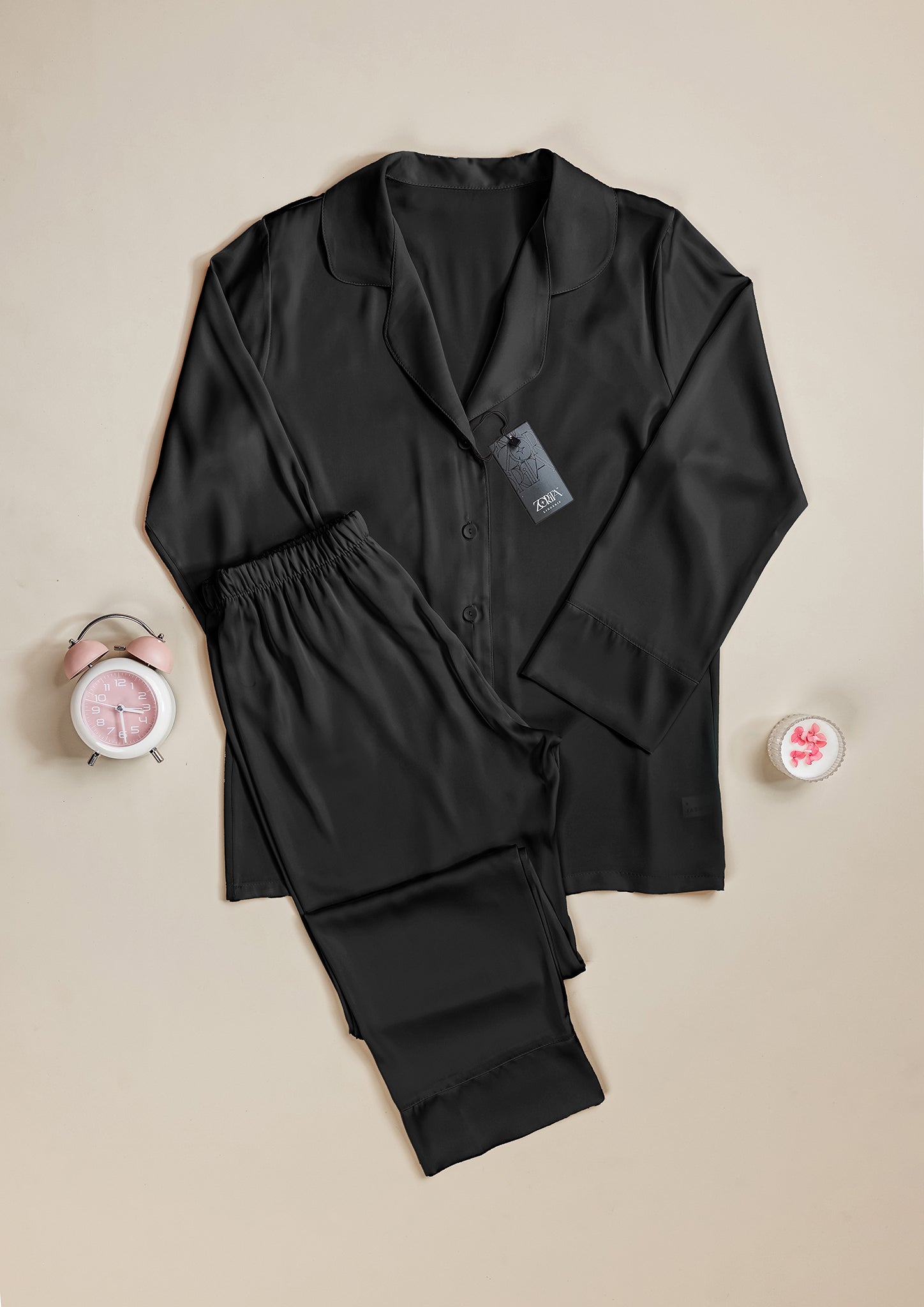Satin Pajama 2 pcs | 3492-BL/XL | Zorita Lingerie | الملابس الداخلية | بجامة الساتان | خصم 20%-50% على البيجامات | طقم بيجامة سروال | ملابس نوم Satin Pajama 2 pcs | 3492-BL/XL | Zorita Lingerie | الملابس الداخلية | بجامة الساتان | خصم 20%-50% على البيجامات | طقم بيجامة سروال | ملابس نوم