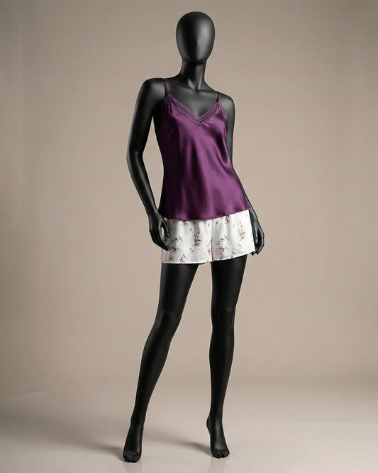 Satin Pajama Short 2 pcs-26