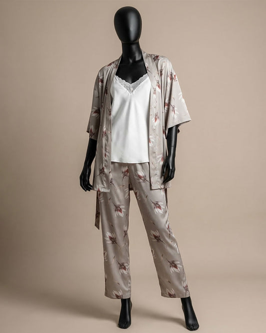 Satin Pajama 3 pcs-26