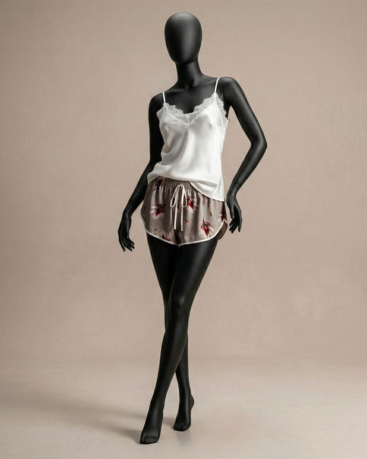 Satin Pajama Short 2 pcs-26