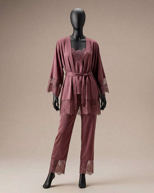 Satin Pajama 3 pcs-26