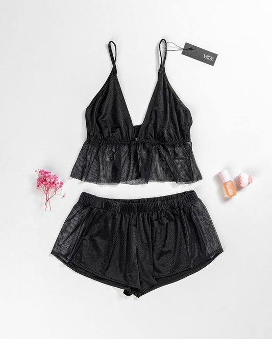 Satin Pajama Short 2 pcs-26