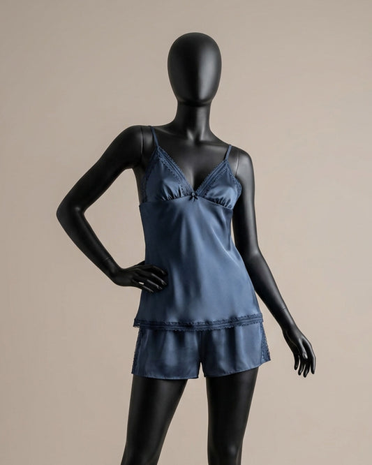 Satin Pajama Short 2 pcs-26