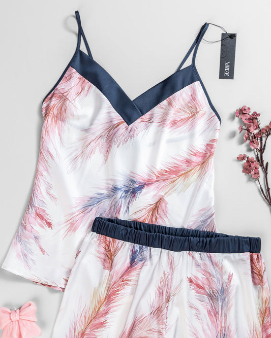 Satin Pajama Short 2 pcs-26