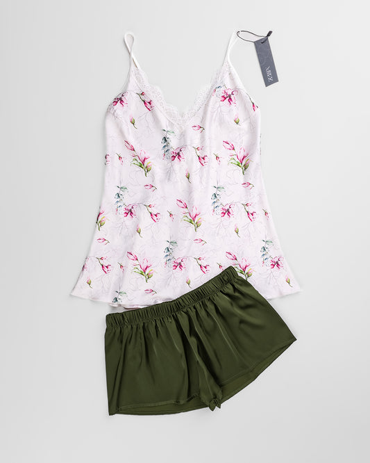 Satin Pajama Short 2 pcs-26