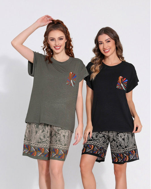 Pajama Short Set