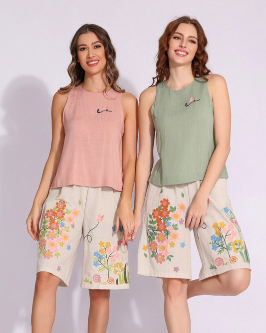 Pajama Short Set