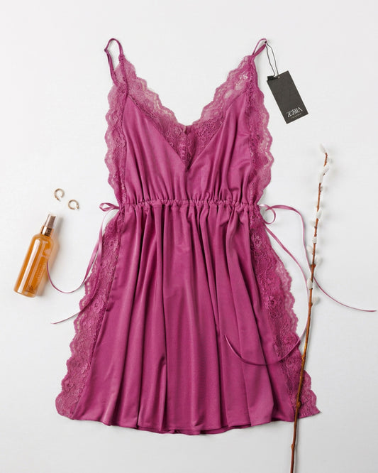 Stretch Satin Babydoll