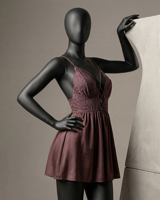 Satin Babydoll -26