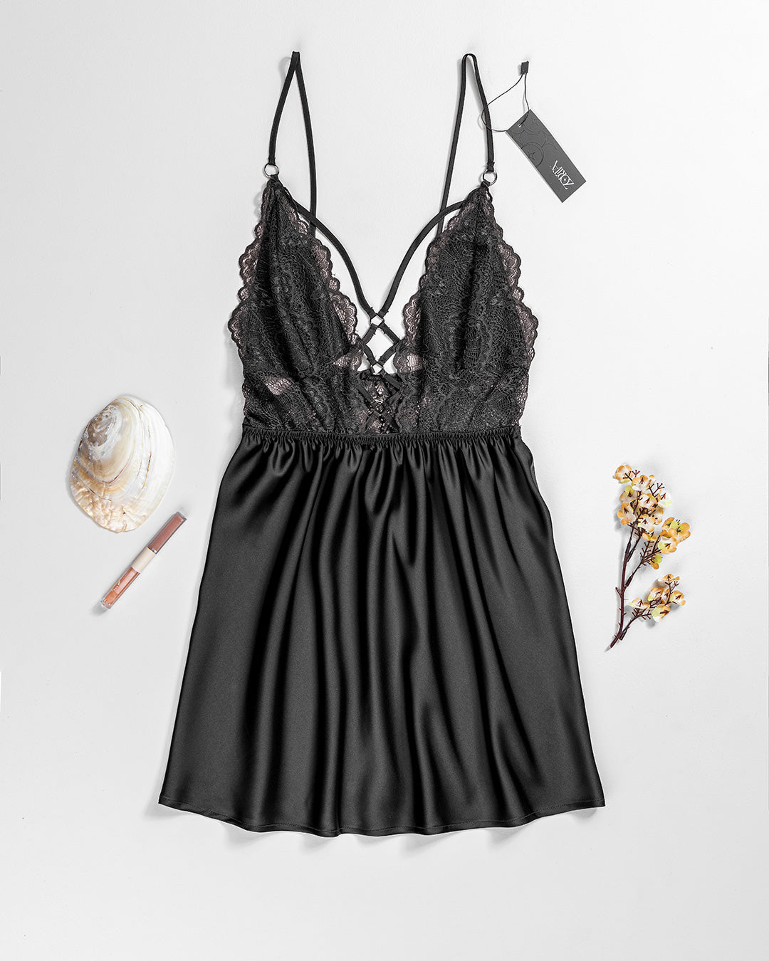 Satin Babydoll -26 – Zorita Lingerie
