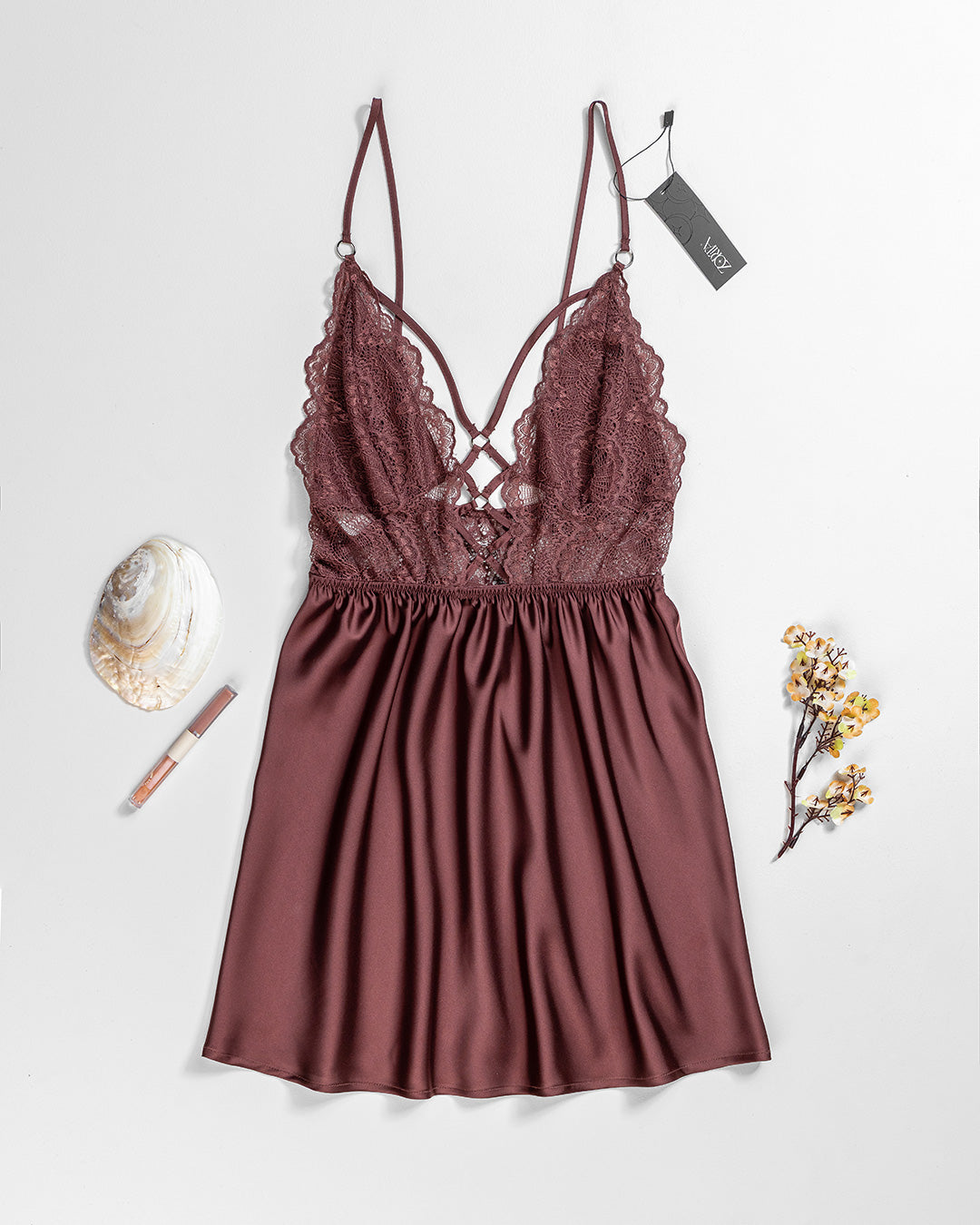 Satin Babydoll -26 – Zorita Lingerie