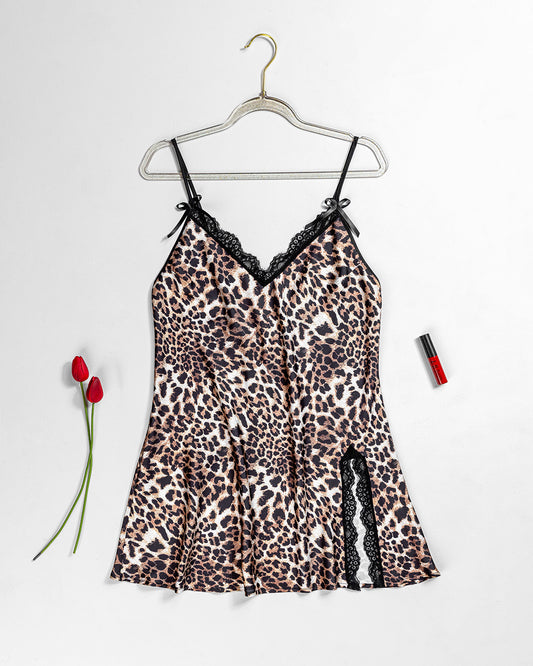 Tiger Satin Nightdress -26