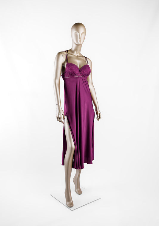 Chiffon & Lace Gown – Bridal Nightgown