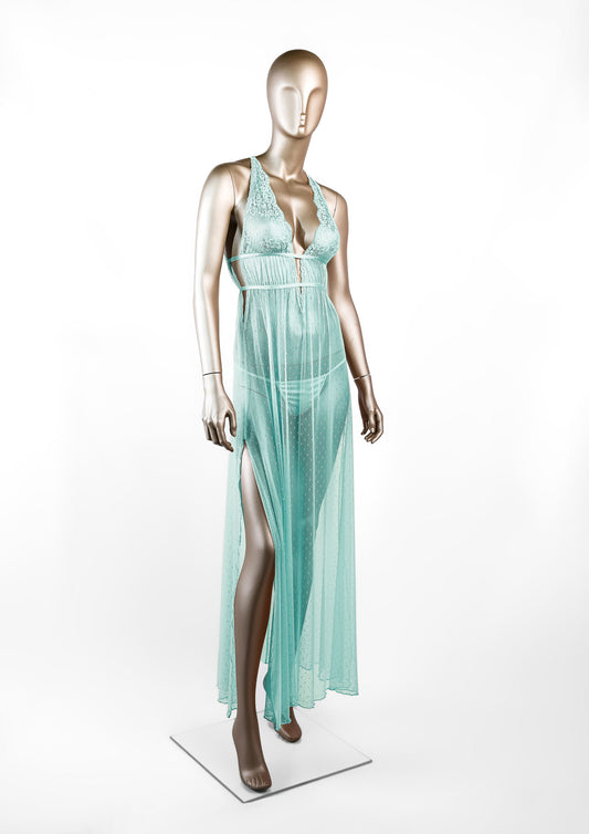 Mesh Gown – Elegant Sexy Nightgown