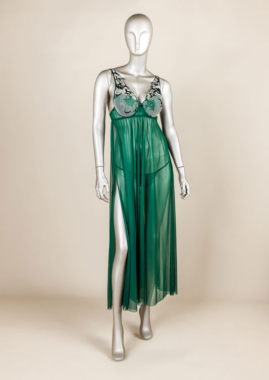 Shiny tulle gown
