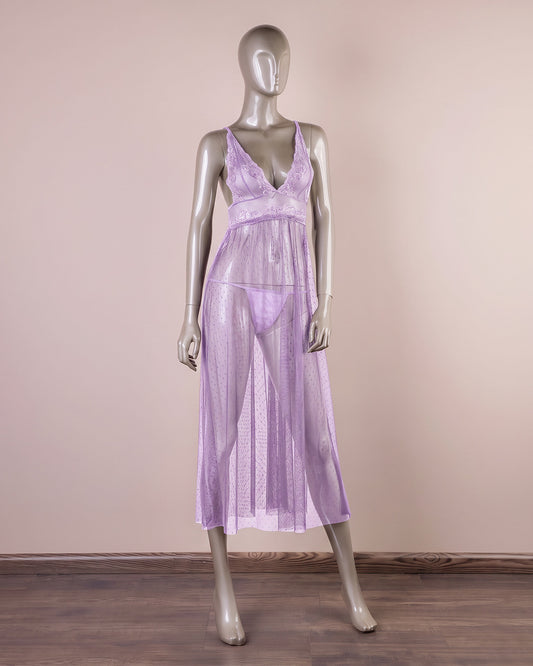 Mesh Gown – Elegant Sexy Nightgown