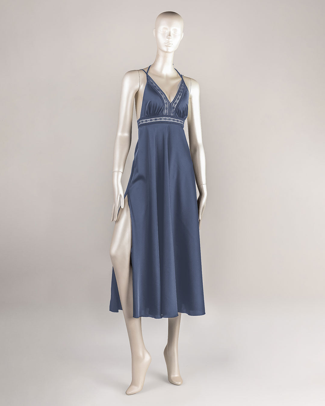 Satin Gown -26 | 4861-B/S-M | Zorita Lingerie | الملابس الداخلية | قميص نوم طويل Satin Gown -26 | 4861-B/S-M | Zorita Lingerie | الملابس الداخلية | قميص نوم طويل