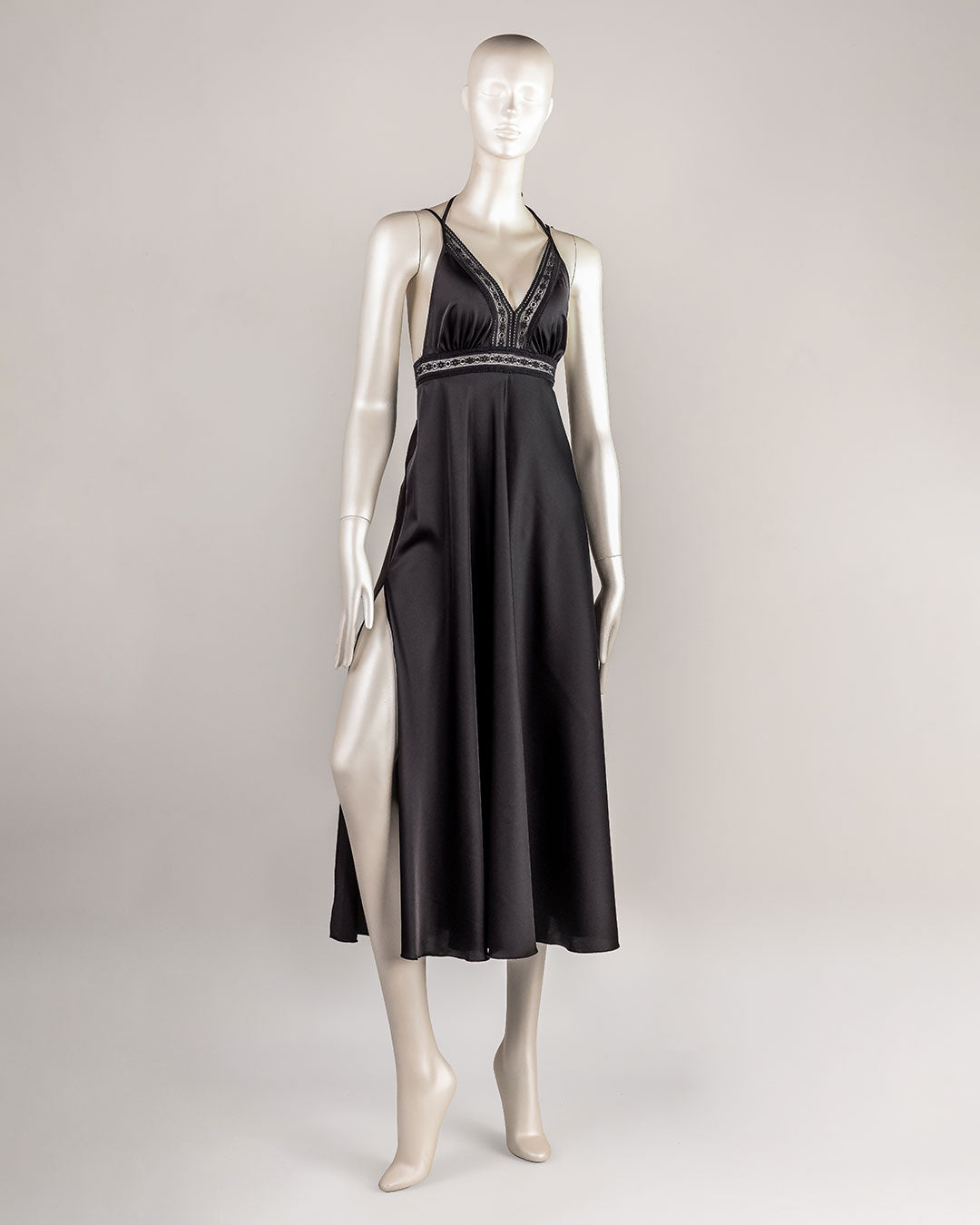 Satin Gown -26 | 4861-B/S-M | Zorita Lingerie | الملابس الداخلية | قميص نوم طويل Satin Gown -26 | 4861-B/S-M | Zorita Lingerie | الملابس الداخلية | قميص نوم طويل