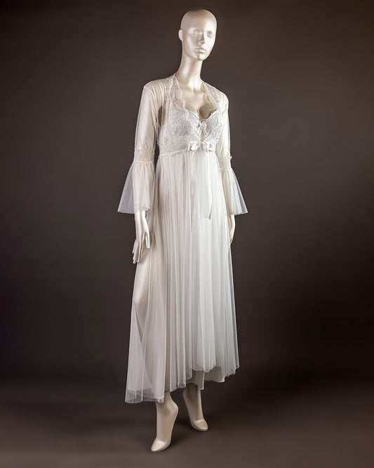 Lace Satin Bridal Lingerie Set -26