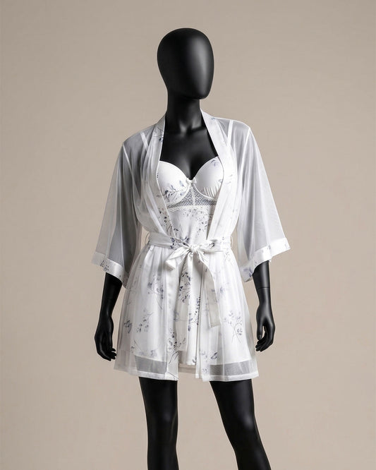 Satin Robe Set -26