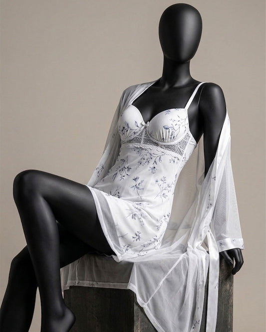 Satin Robe Set -26