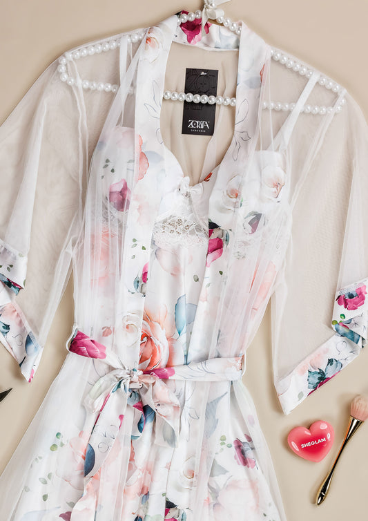 Floral Robe Set 6082-25