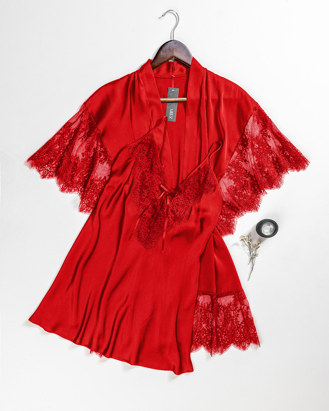 Satin Robe Set -26 | 60926-PD/S-M | Zorita Lingerie | الملابس الداخلية | طقم رداء Satin Robe Set -26 | 60926-PD/S-M | Zorita Lingerie | الملابس الداخلية | طقم رداء